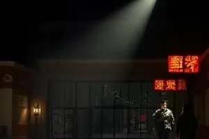《潮汐图书馆》剧照：涨潮时被海水半淹的书架